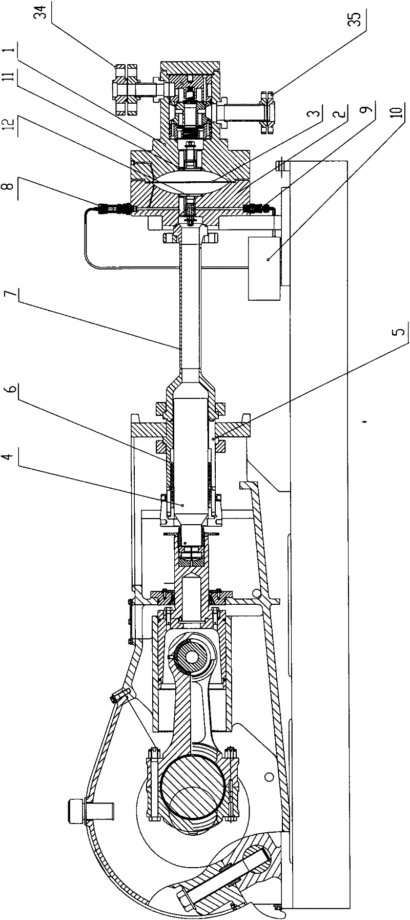 Simplified hydraulic reciprocating diaphragm pump