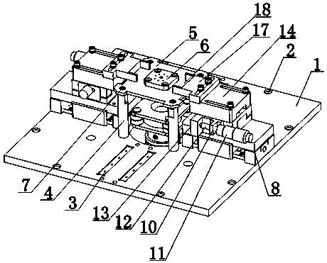 Scrubbing and locking-connecting device for glass fiber reinforced plastic grating plates for filtering of farmland accumulated water