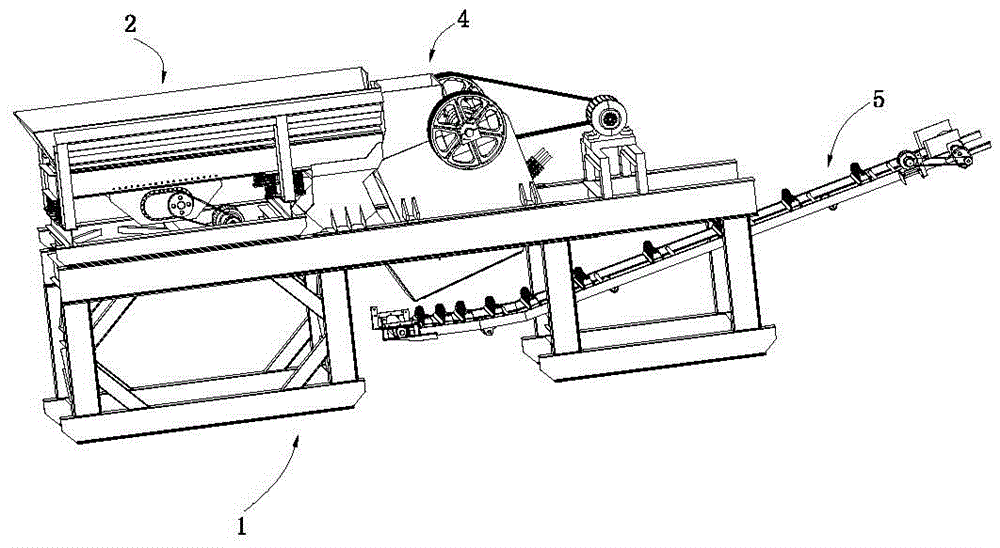 Guide material-limiting device for powder coating pulverizer conveying device