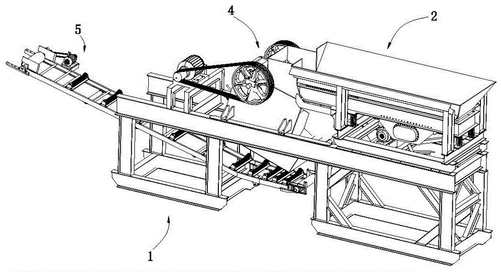 Guide material-limiting device for powder coating pulverizer conveying device