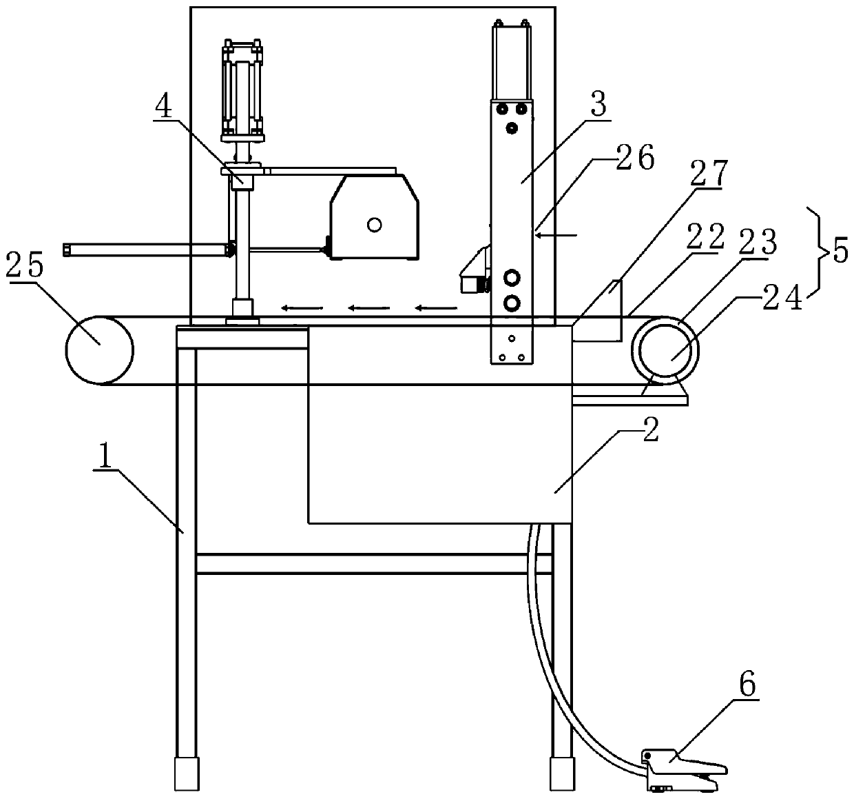 Slicing and drying combination device for medicinal materials