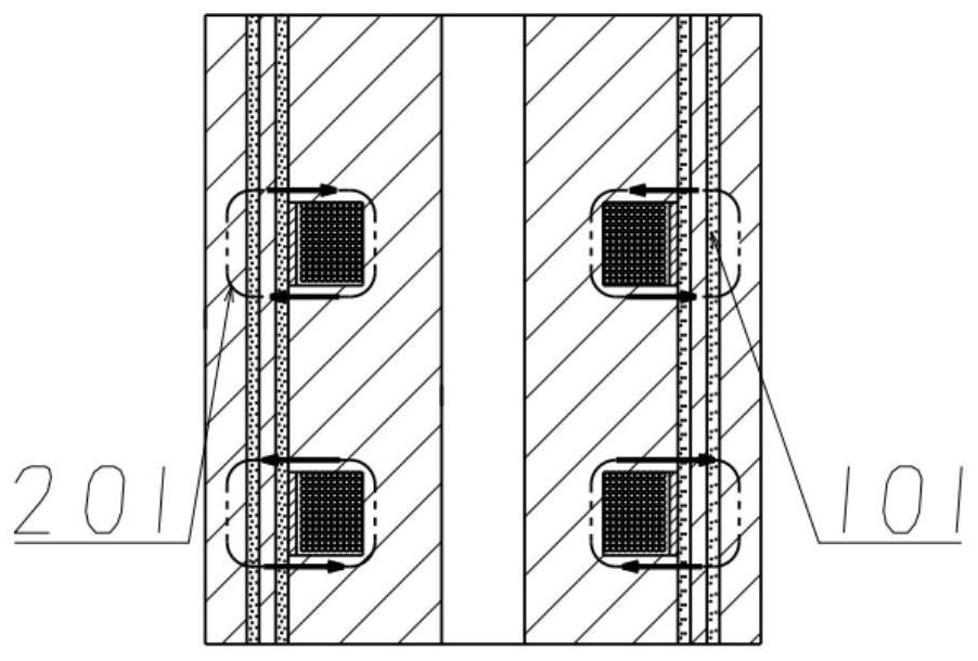 A double-rod shear mode magneto-rheological shock absorber