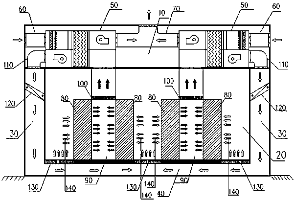 Cooling system and method of data machine room