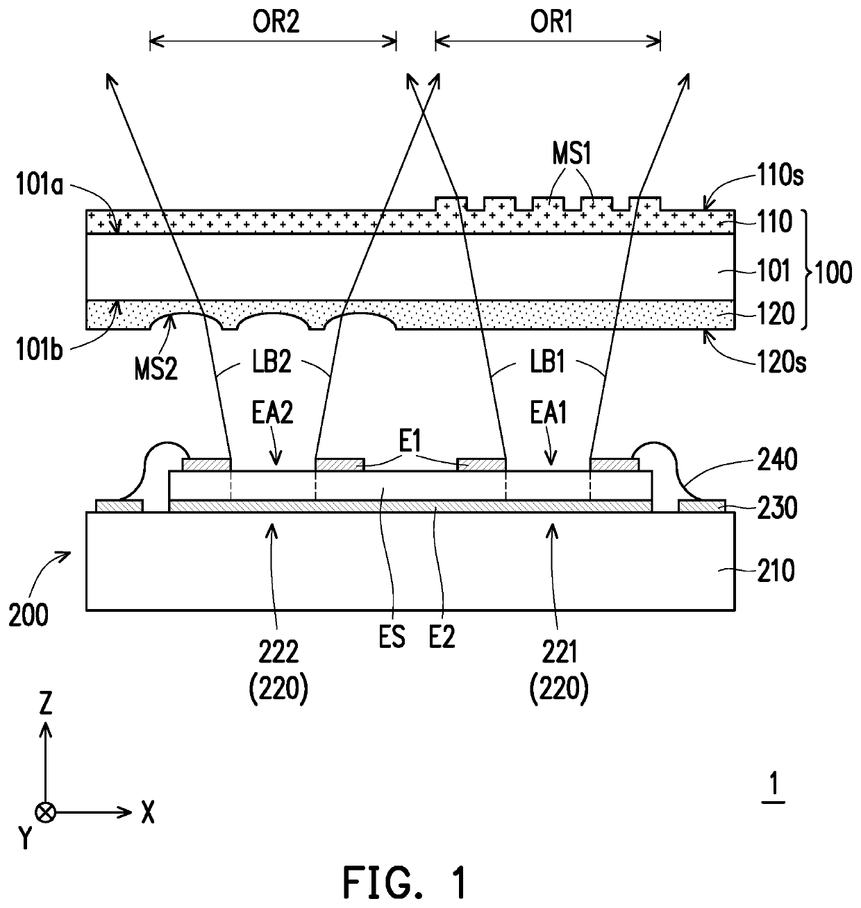 Optical element and wafer level optical module