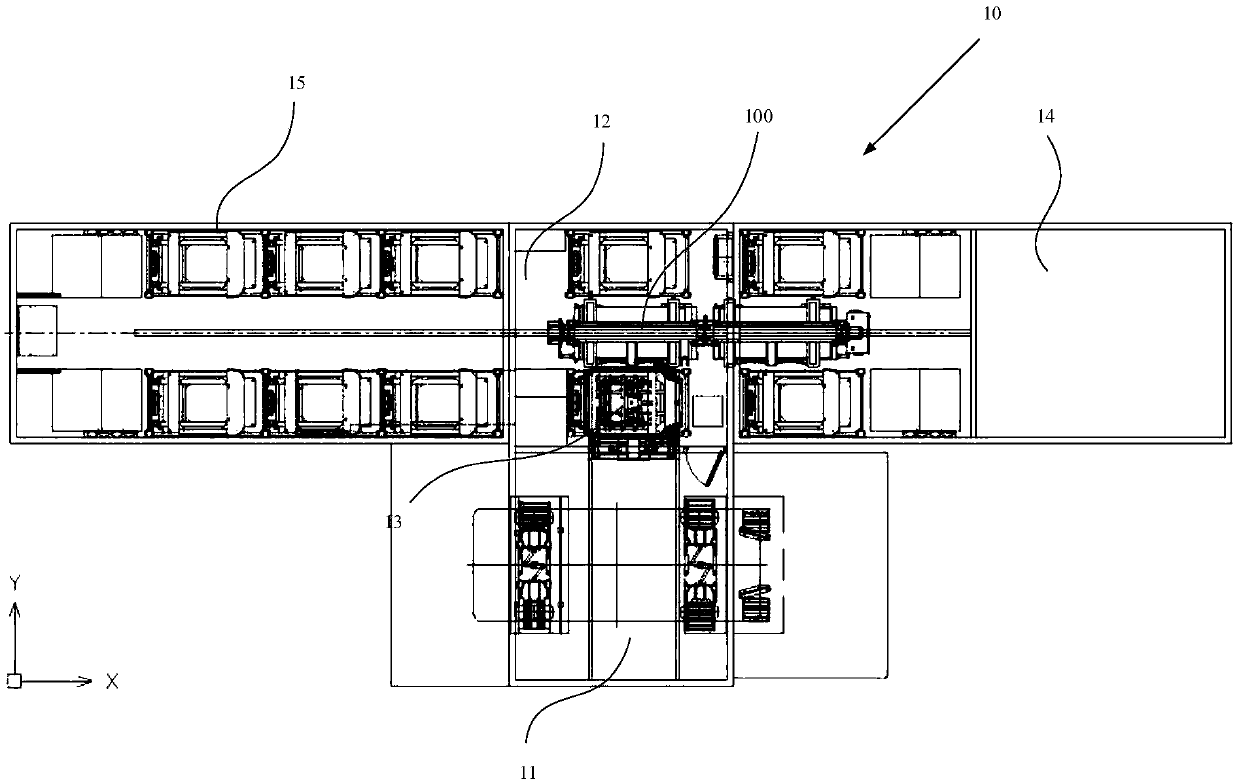 Battery replacing station and control method thereof