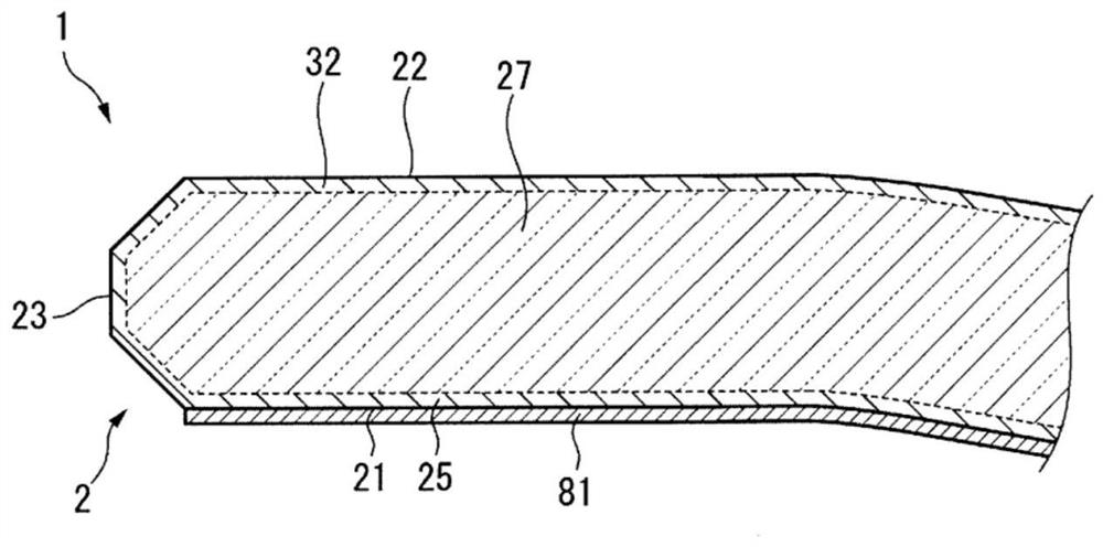 Cover glass, and in-cell liquid-crystal display device