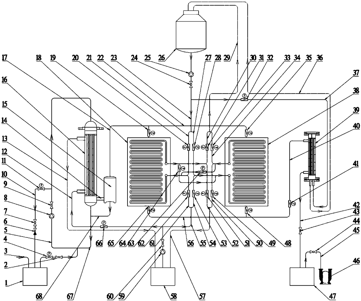 Adsorption type seawater desalination system with higher stability