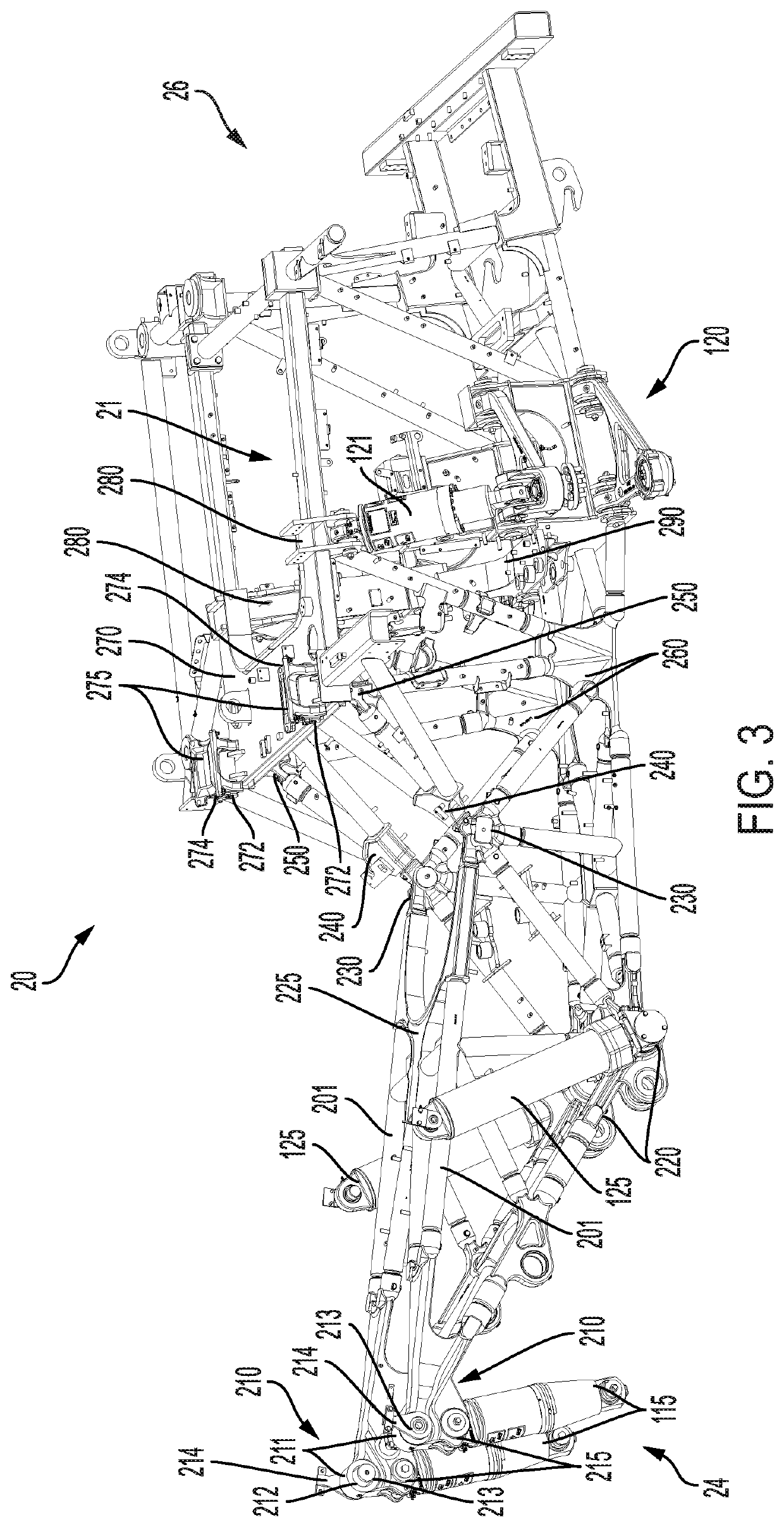 Space frame front upper body support and frame connection