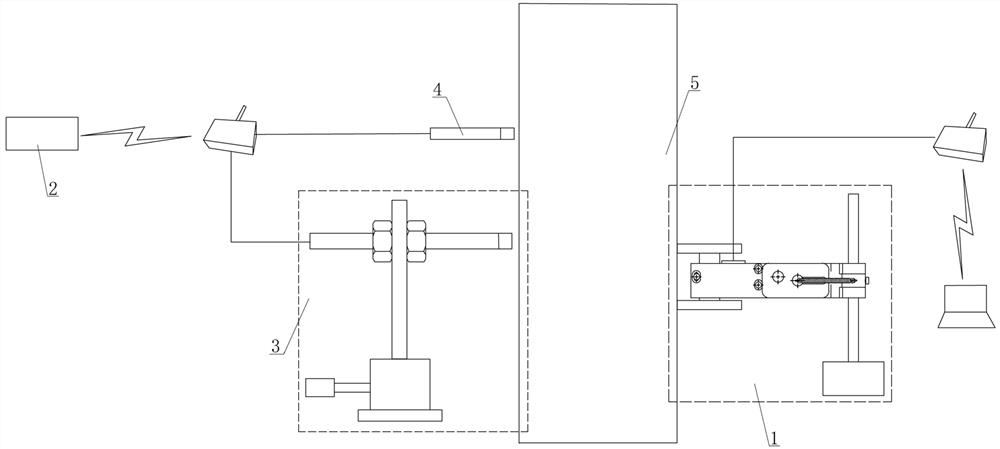 System and method used for acquiring shafting state characteristic parameters of water-turbine generator set