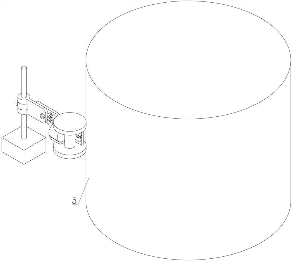 System and method used for acquiring shafting state characteristic parameters of water-turbine generator set