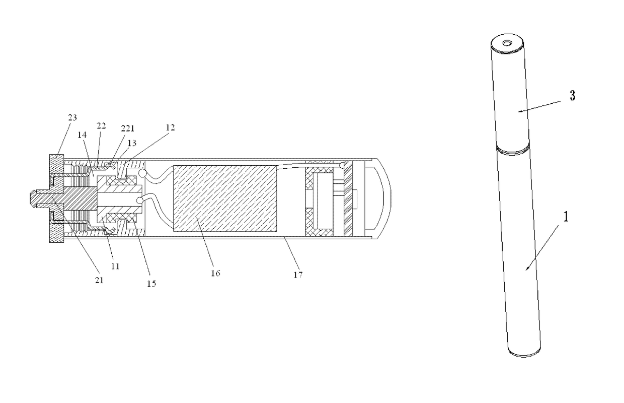 Battery rod assembly, electronic cigarette, and electronic cigarette charging apparatus