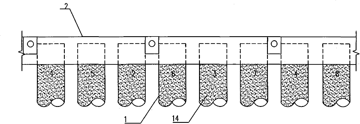 Method for protecting and reinforcing anchor rope of steel pipe pile