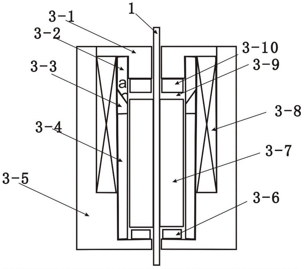 Vibration isolation mechanism based on ratio electromagnet