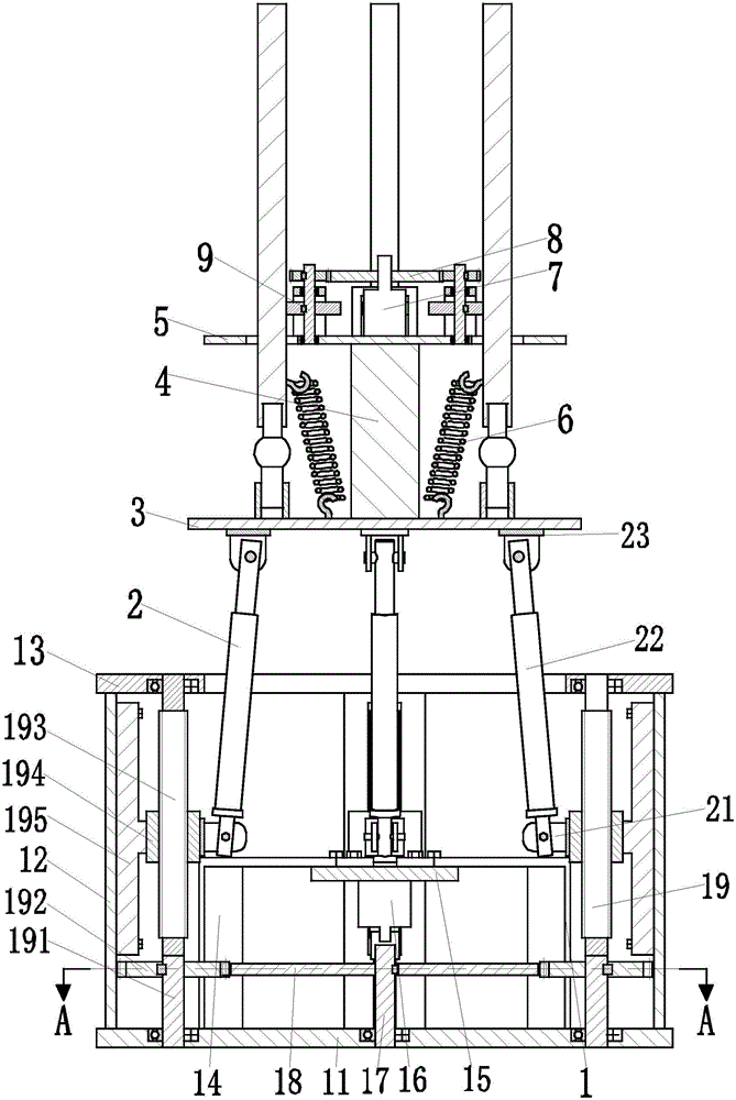 Building concrete pouring vibration robot