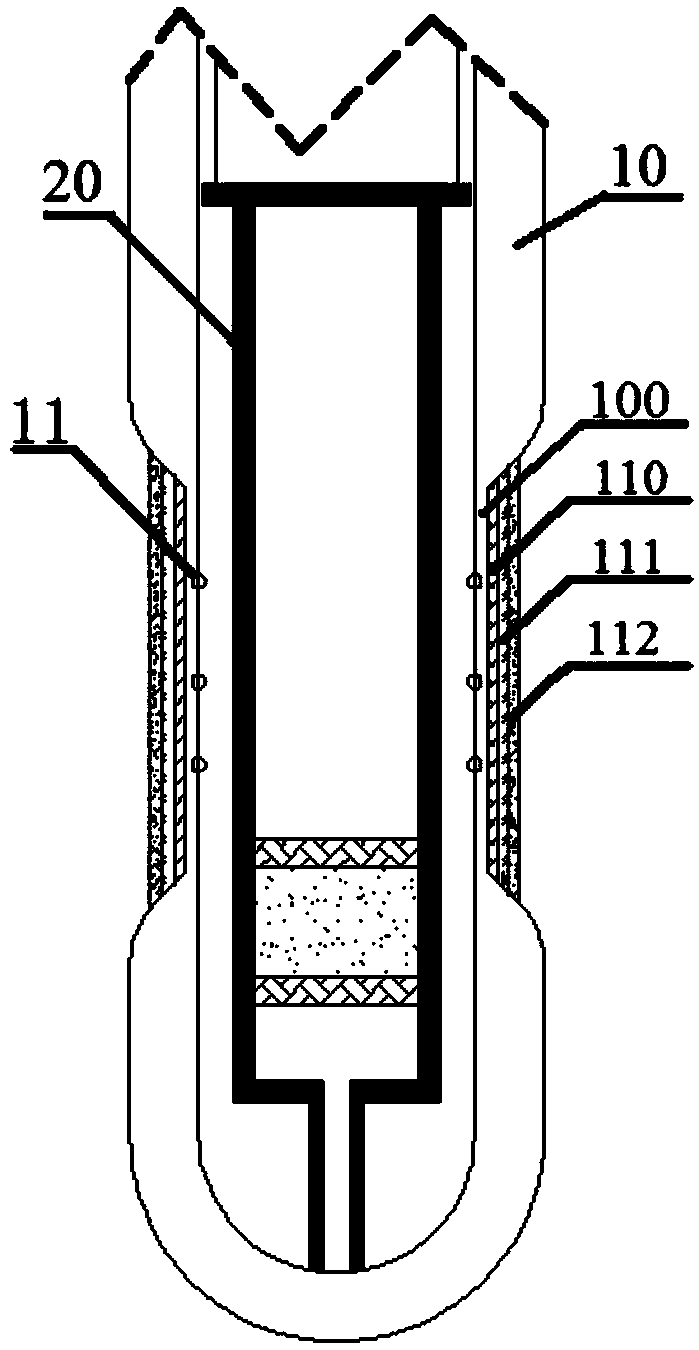 Root simulation acquisition system for monitoring the diffusion flux of PAHS in soil