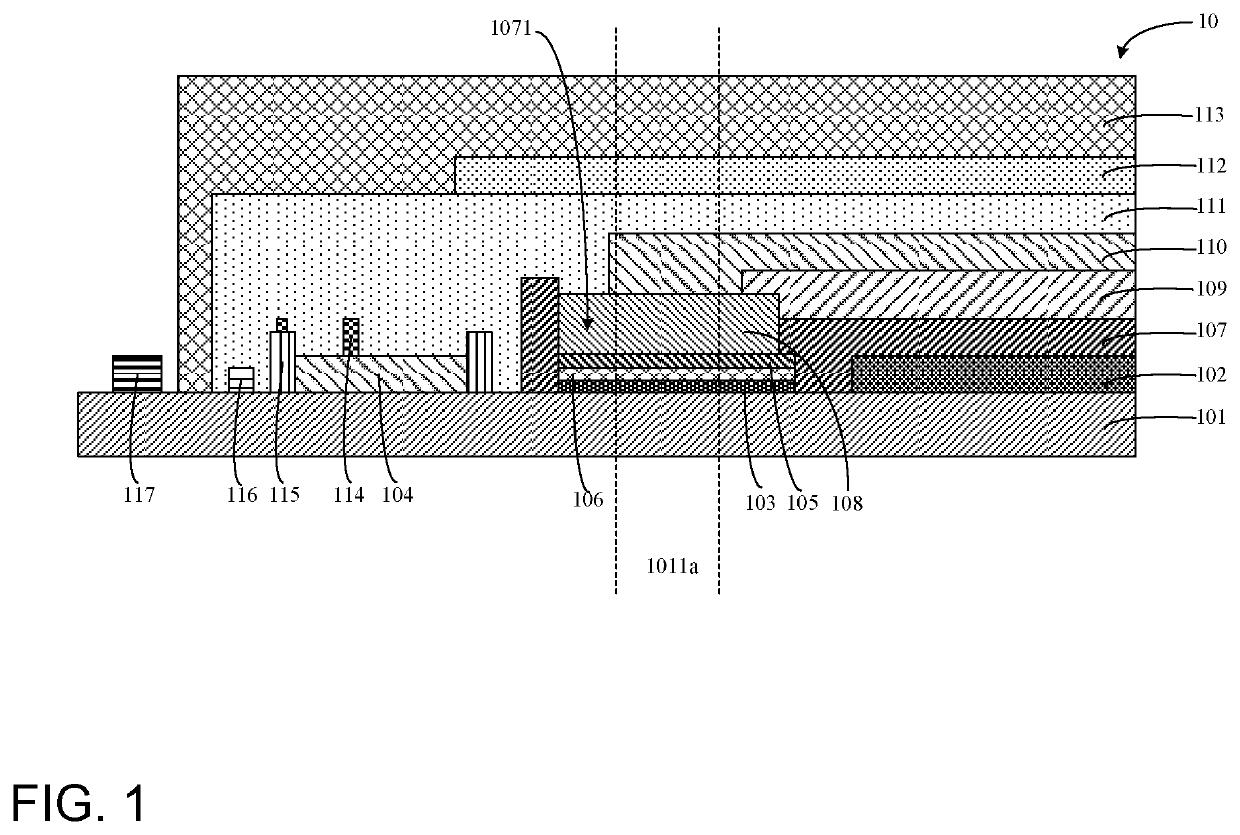 Display panel with bendable edge portion and display device including display panel thereof