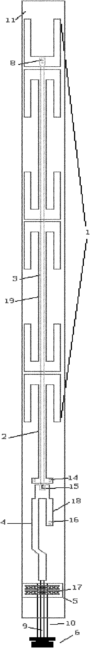 Micro-strip omnidirectional antenna used for mobile communication