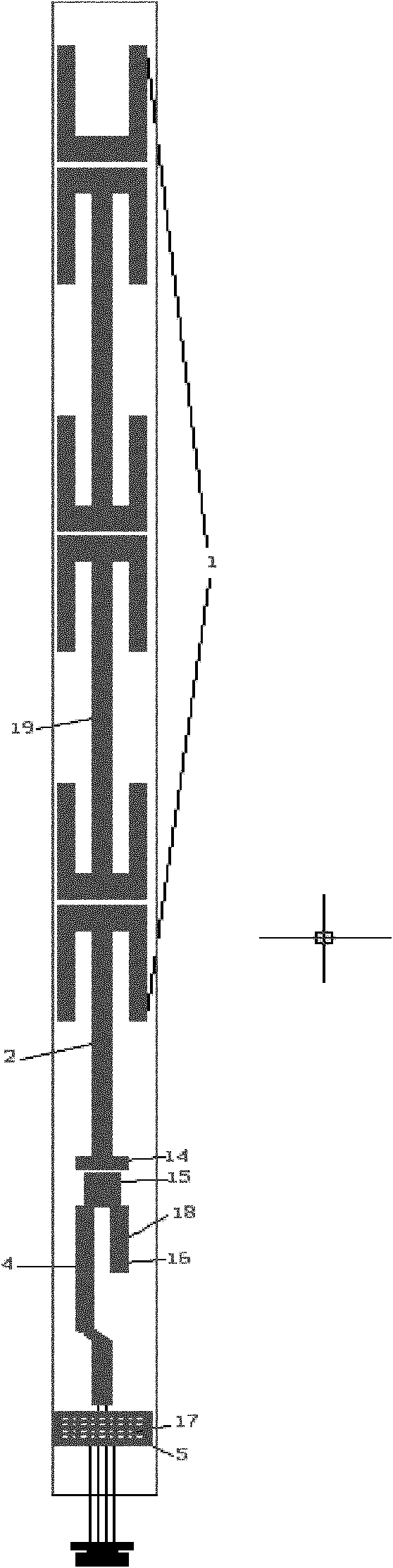 Micro-strip omnidirectional antenna used for mobile communication