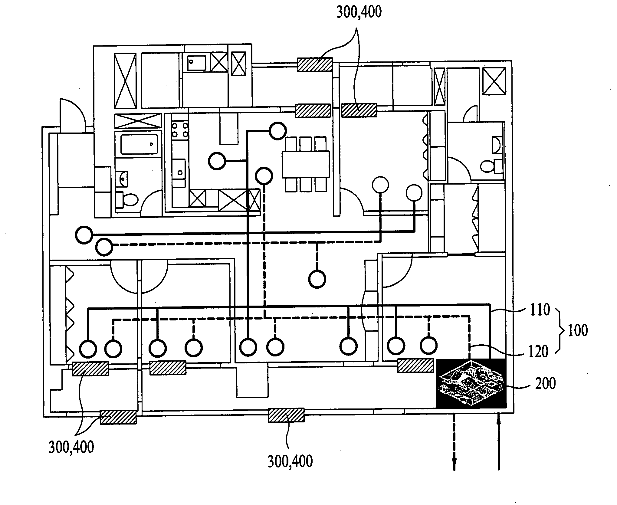 Vantilating system and method for controlling the same