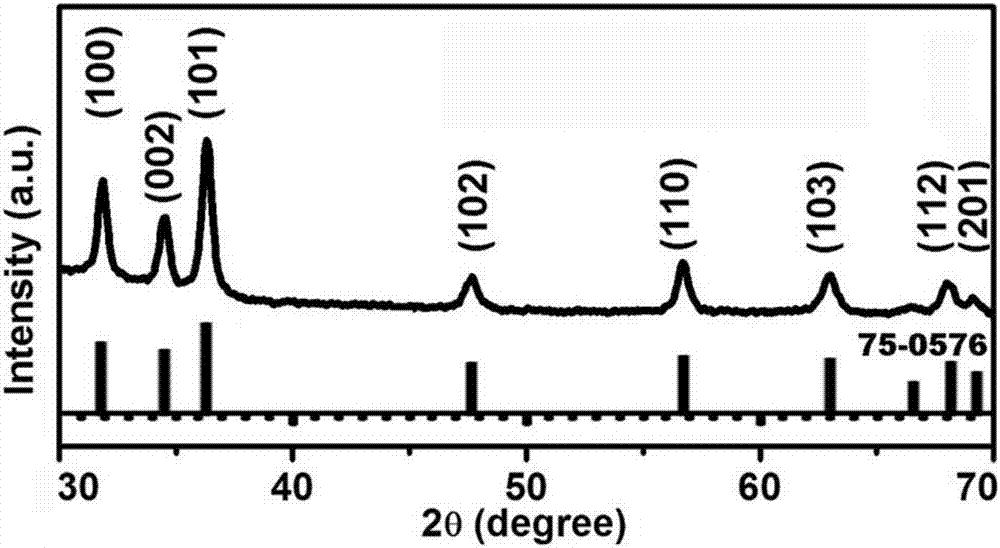 Macroporous-mesoporous-microporous zinc oxide material and preparation method and application thereof