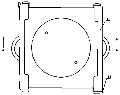 Fuel cell fixture convenient for quick disassembly and assembly