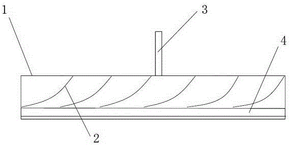 Petroleum pipeline stirring rod