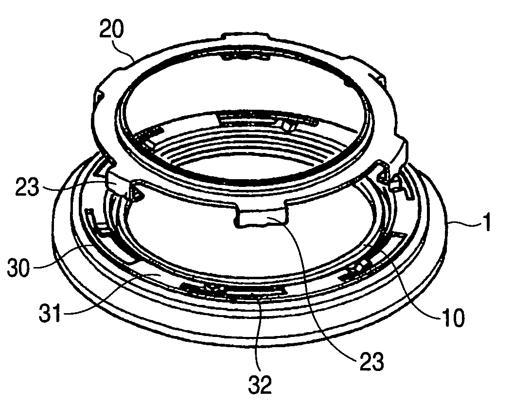 Opening structure of fuel tank and fabricating method thereof