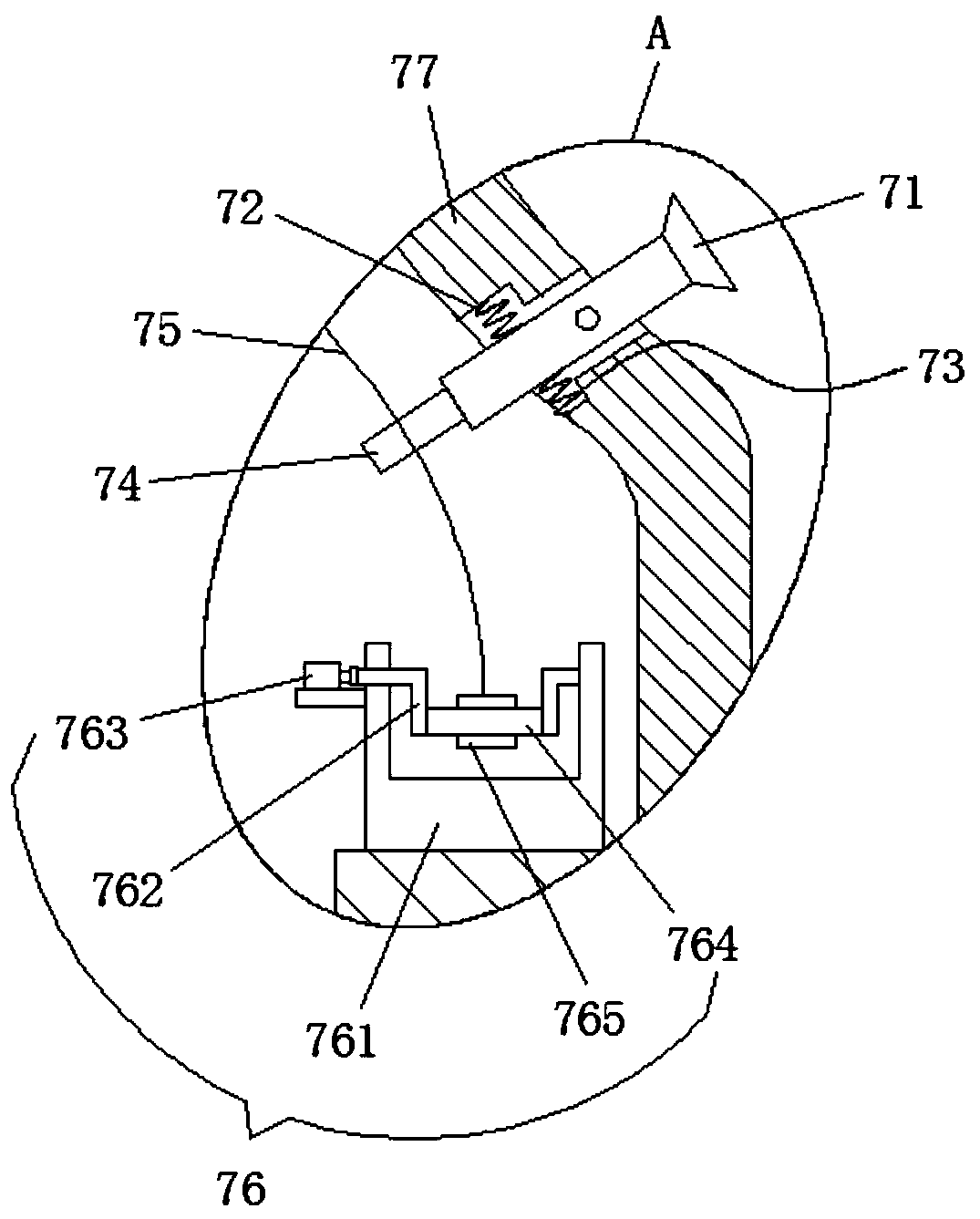 Hydraulic control valve body outer surface automatic spraying device