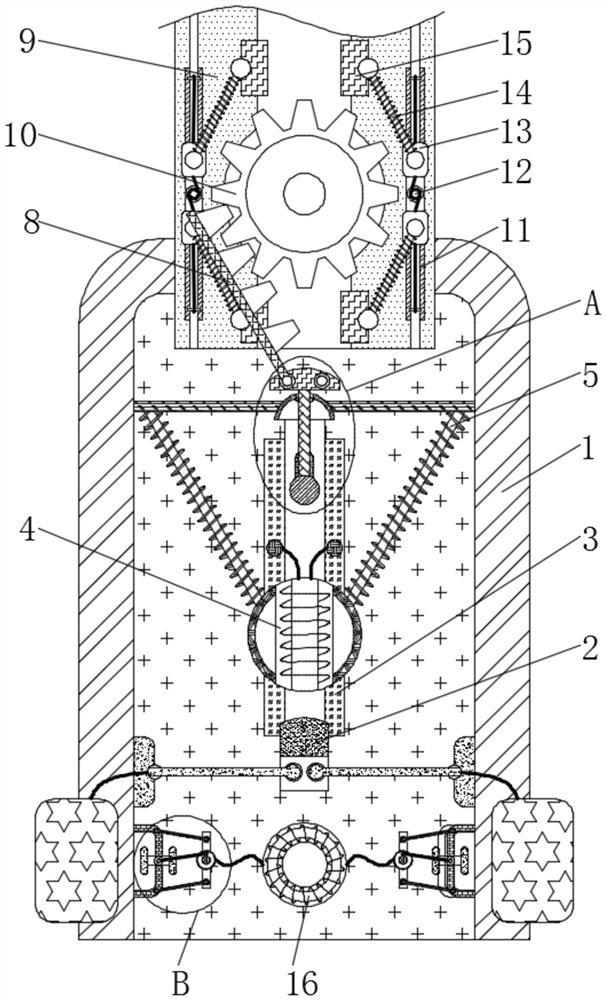 Automatic fire early warning and automatic fire extinguishing water valve