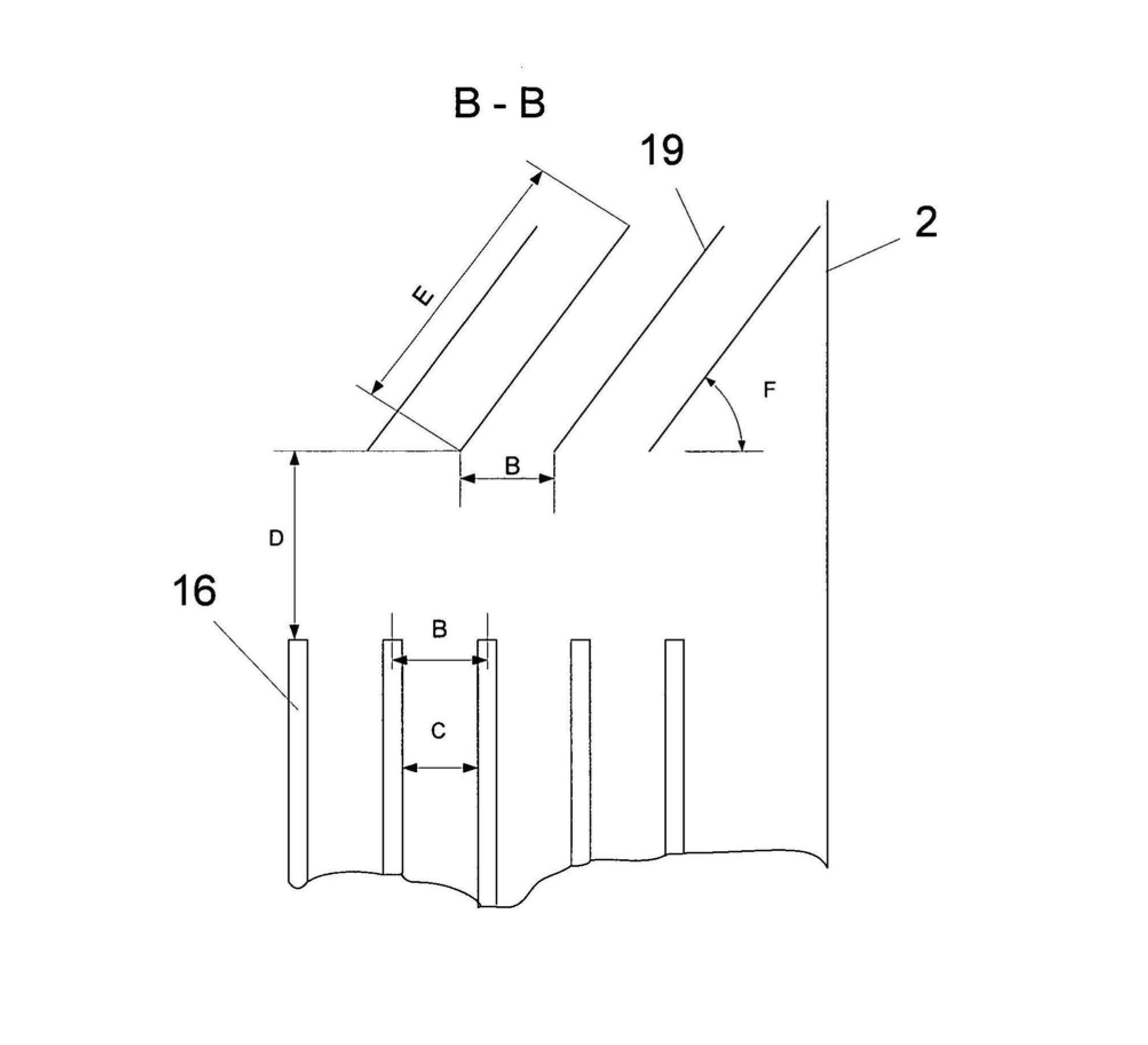 Gas scrubber having an integrated heat exchanger