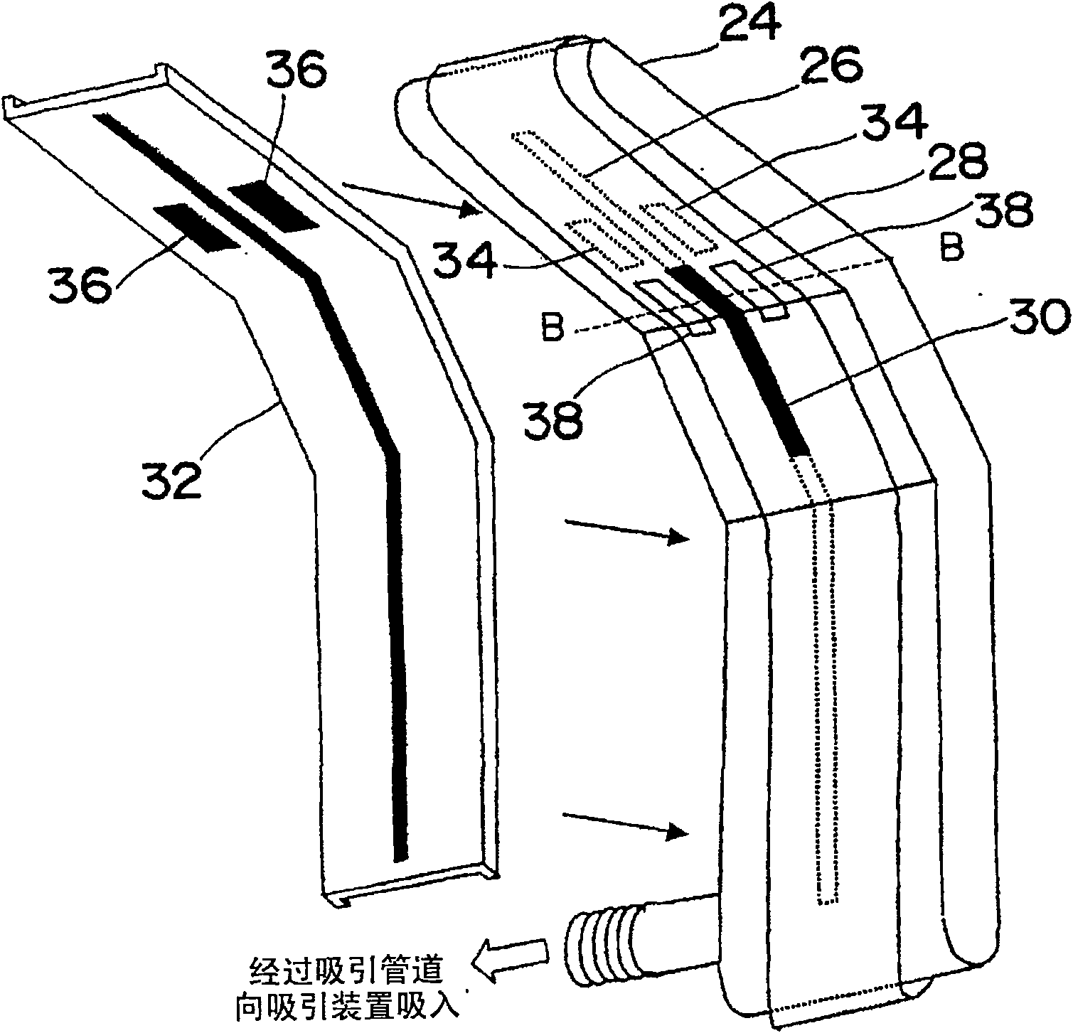 Air conditioner having indoor unit with automatic air filter cleaning function