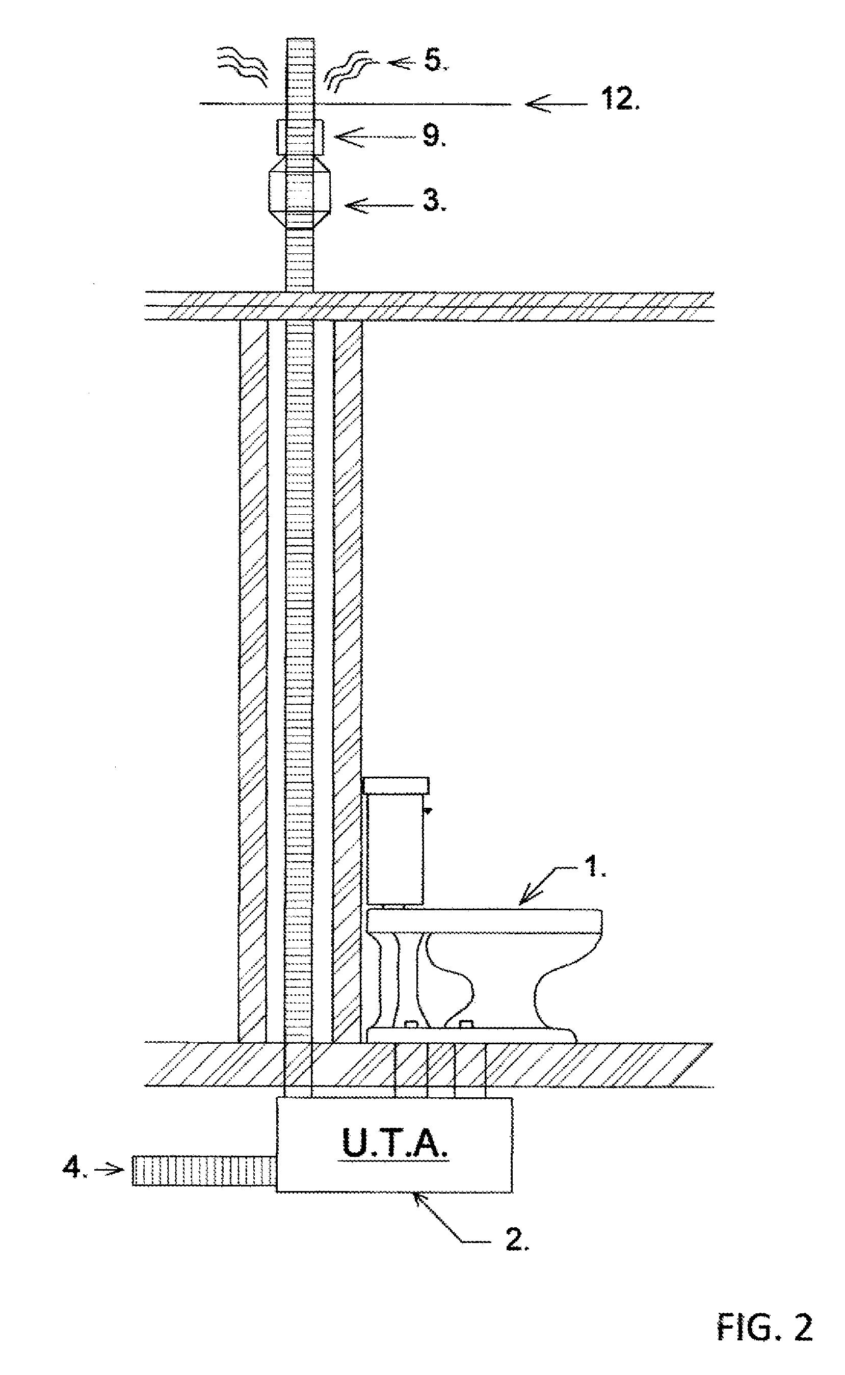 Odorless and overflow-less toilet system