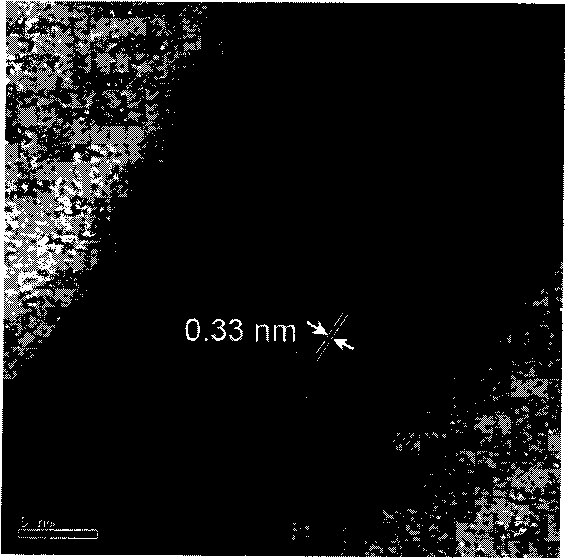 Method for preparing pure rutile-phase titanium dioxide single crystalline nanorod without template in low temperature