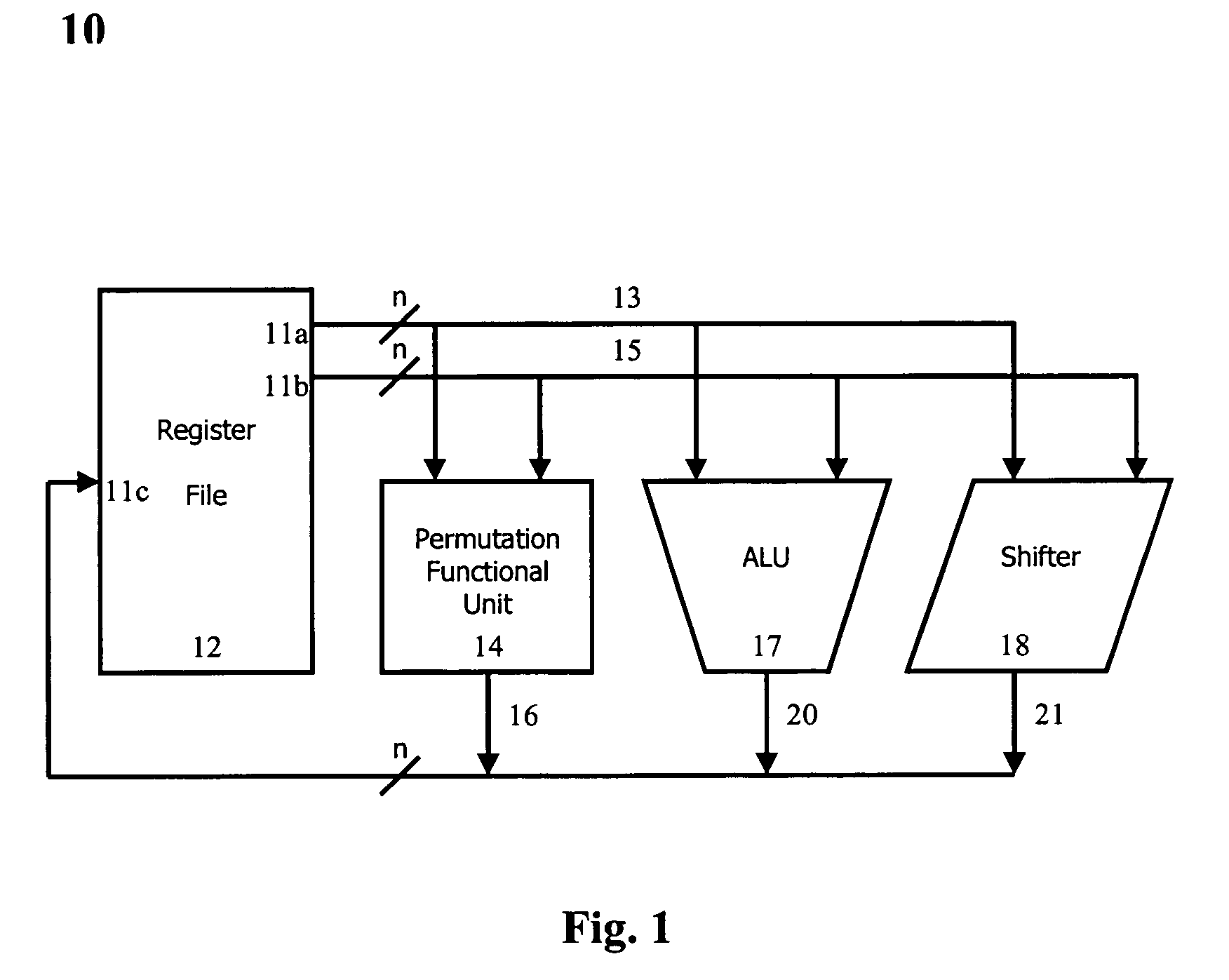 Method and system for performing permutations with bit permutation instructions