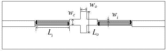 Wideband bandpass filter based on interdigital coupling resonator