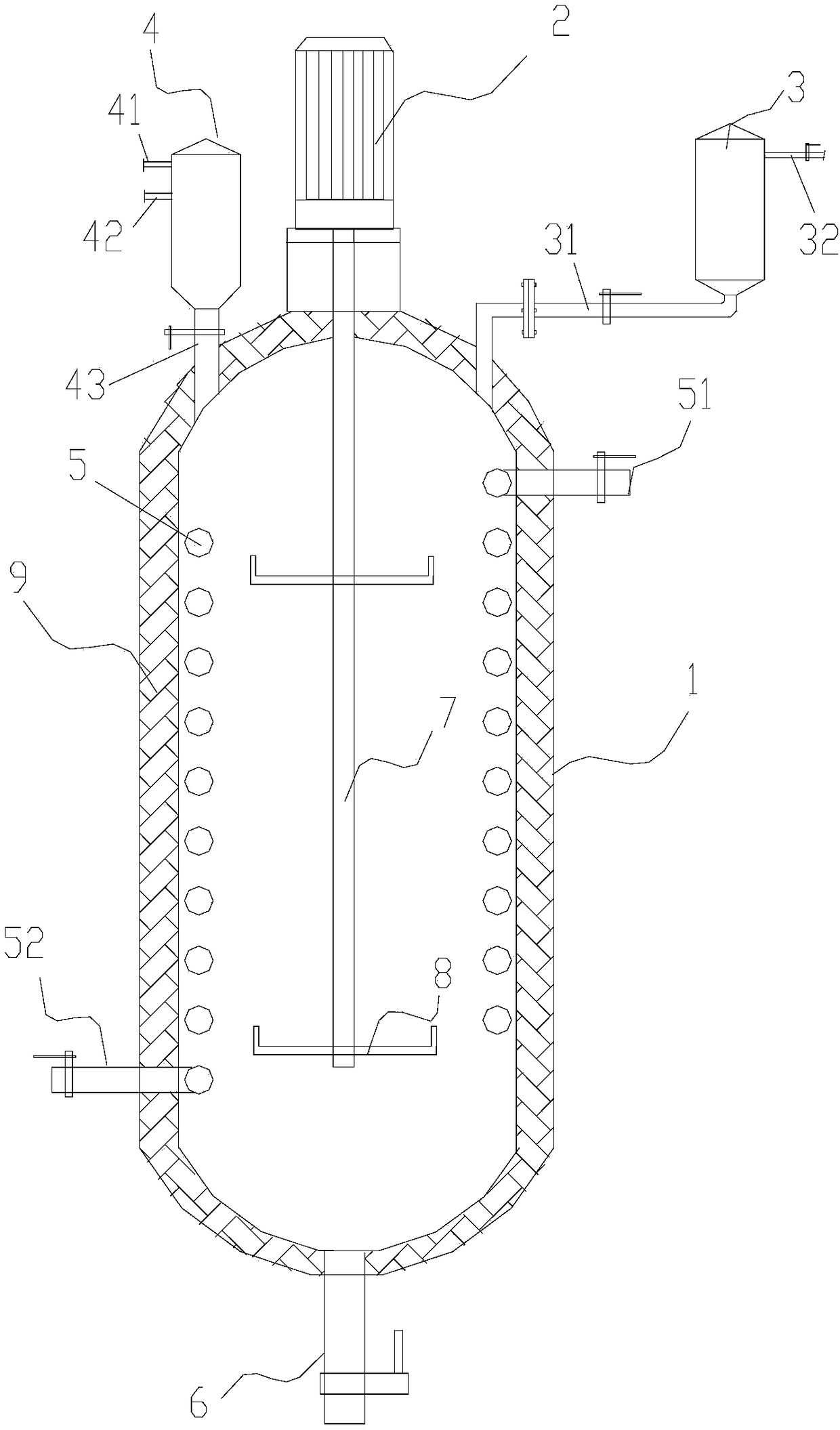 Foam extinguishing agent production device