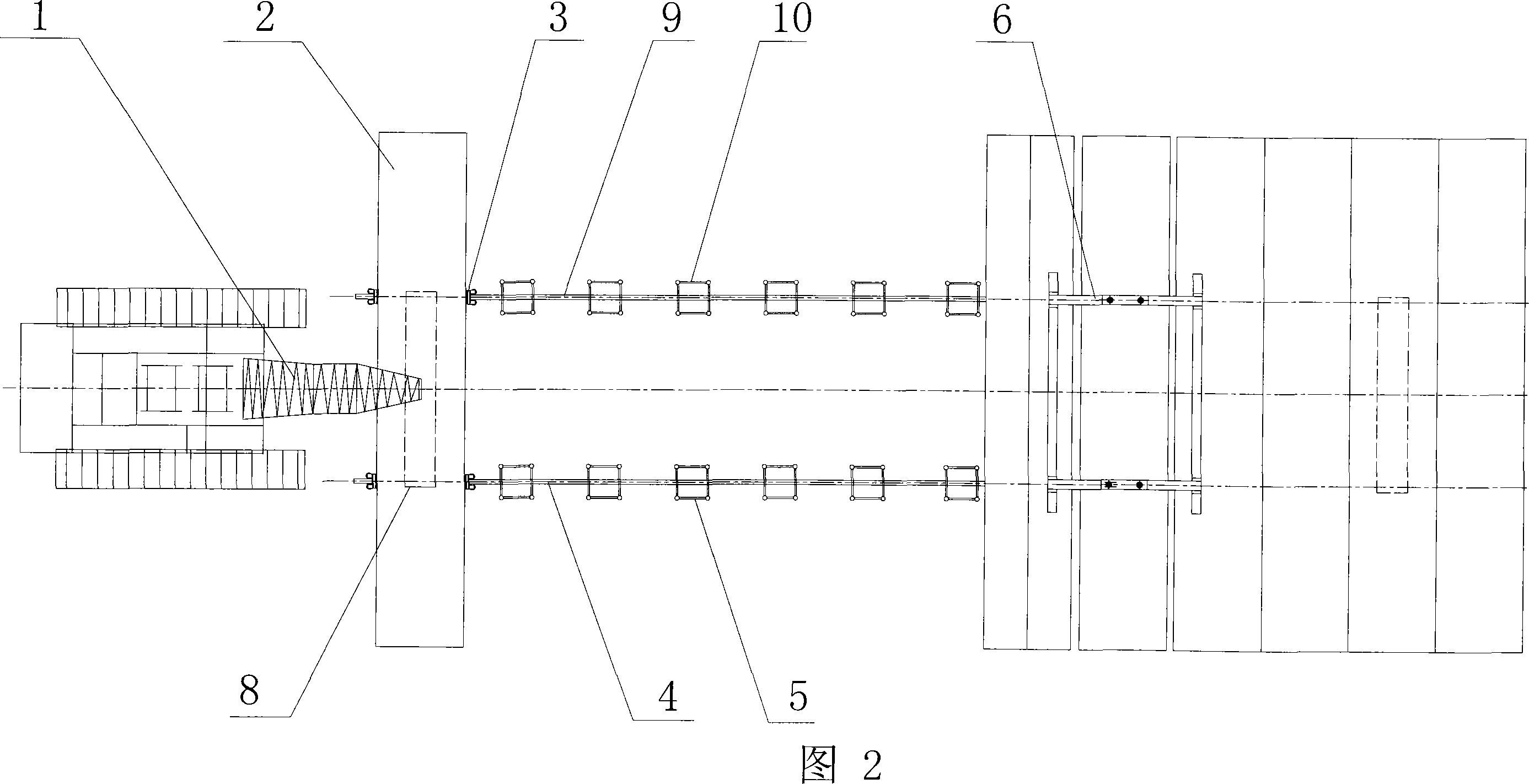 Method for mounting trestle bridge segment box girder