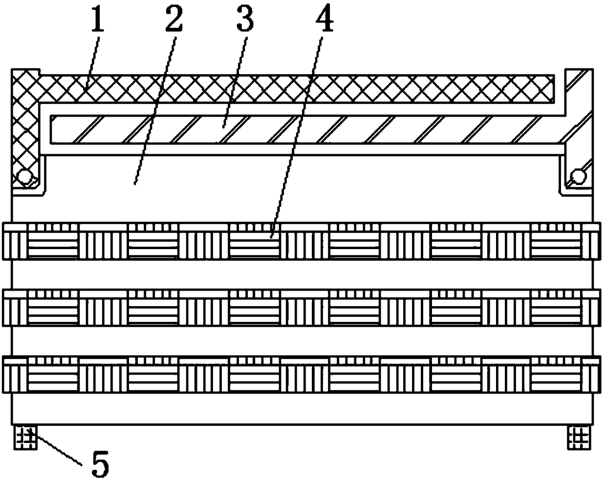 Extrusion-prevention fruit packaging and transporting box