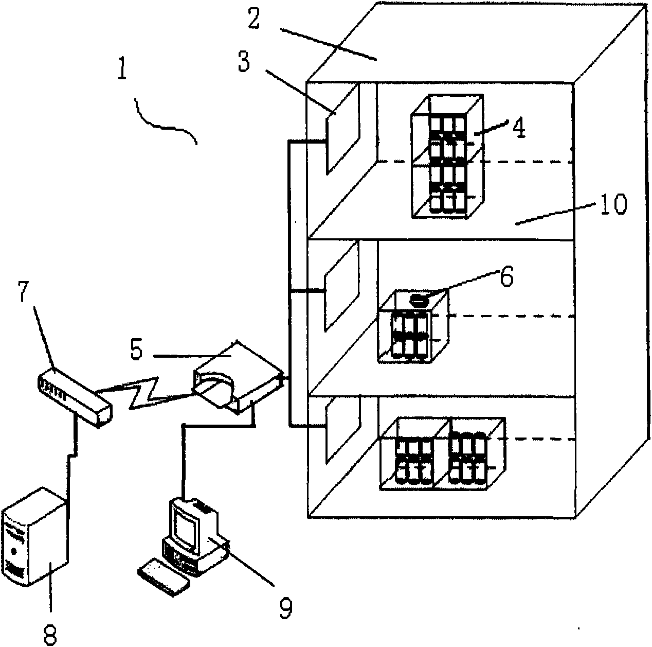 Intelligent commodity shelf system and operation method thereof