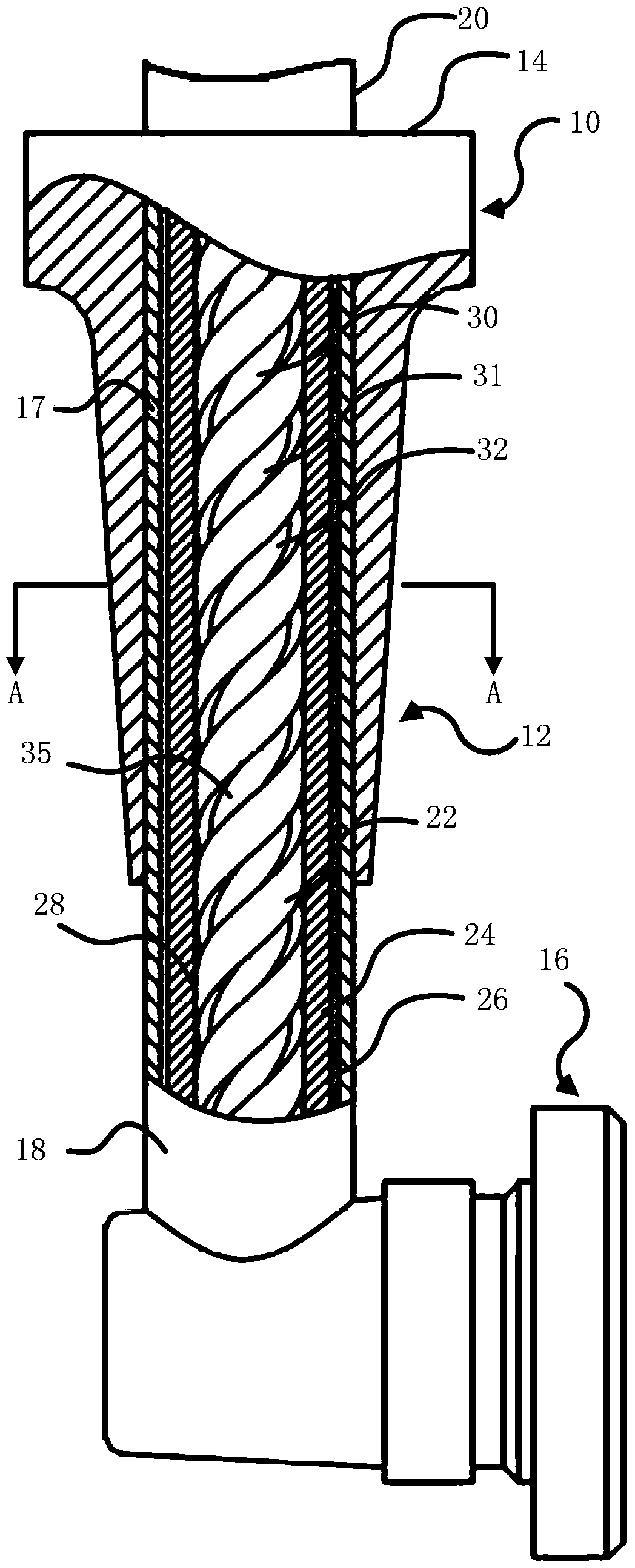 Nozzle stem, fuel nozzle and aero-engine gas turbine