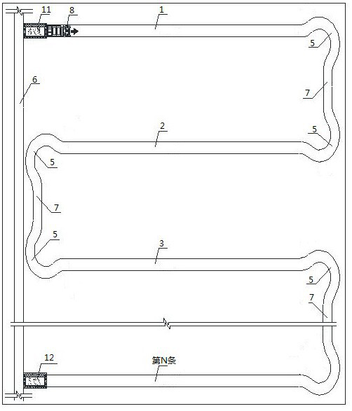 Construction method for continuous tunneling of coal mine TBM and coal mine TBM