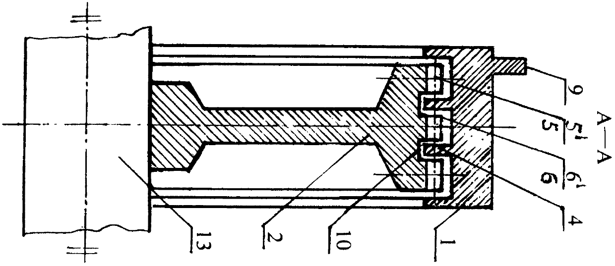 Centralized ejection vacuum pump