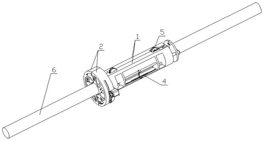 A high-altitude transmission line deicing vehicle