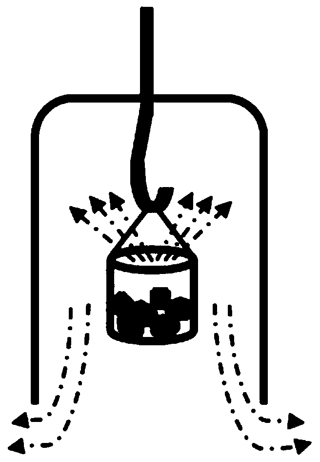 Doping device for heavily doping czochralski single crystal