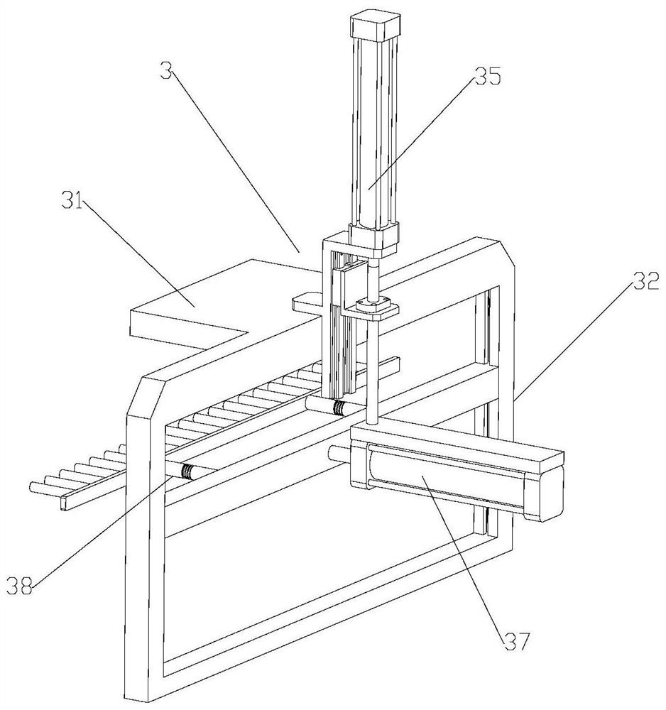 Diode packaging feeding device