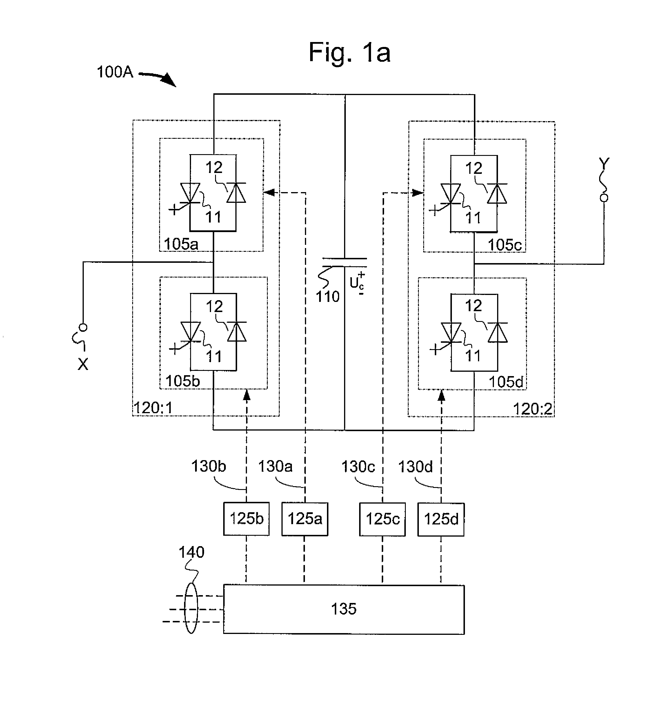 Converter cell for cascaded converters and a control system and method for operating a converter cell