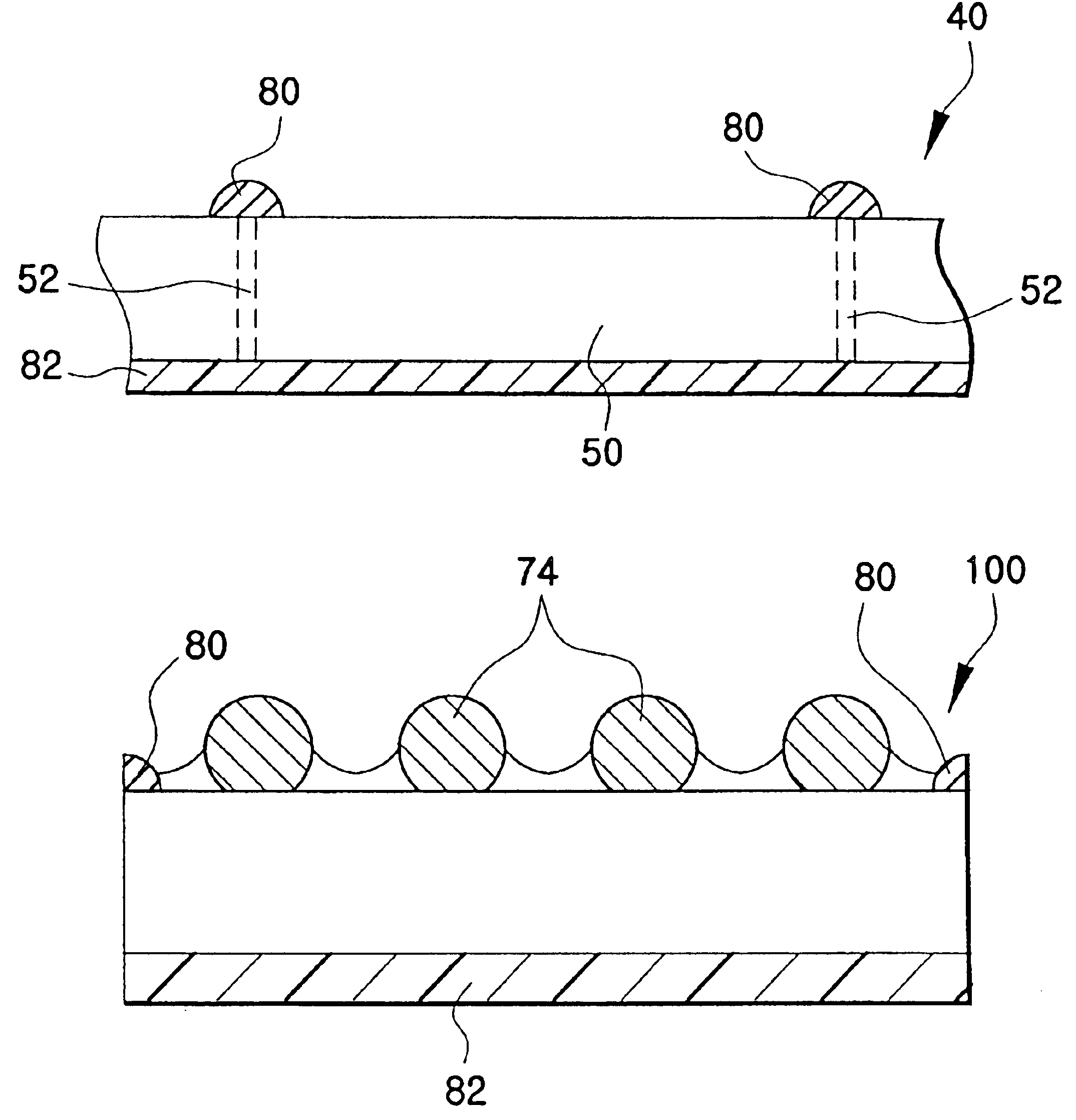 Chip scale packages manufactured at wafer level