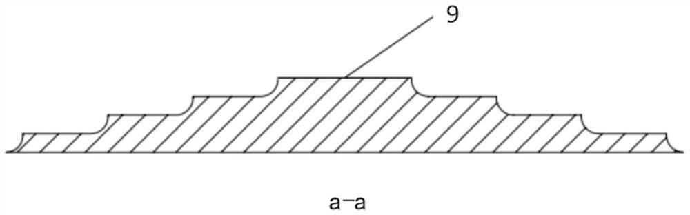 Patterns of low-noise tire and low-noise all-terrain tire