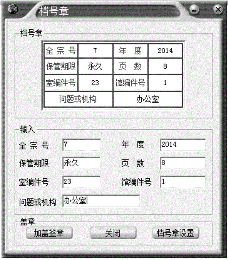 Electronic record validation method and device