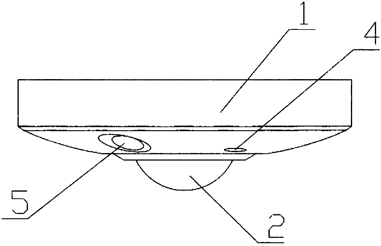 High-definition intelligent alarm hemispherical network camera